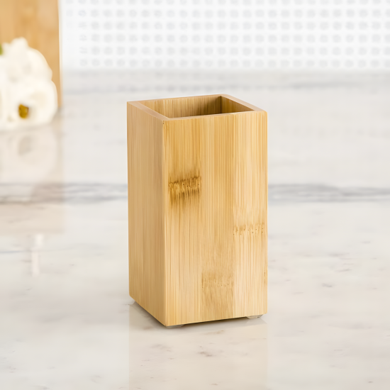 Bamboo Utensil Holder
